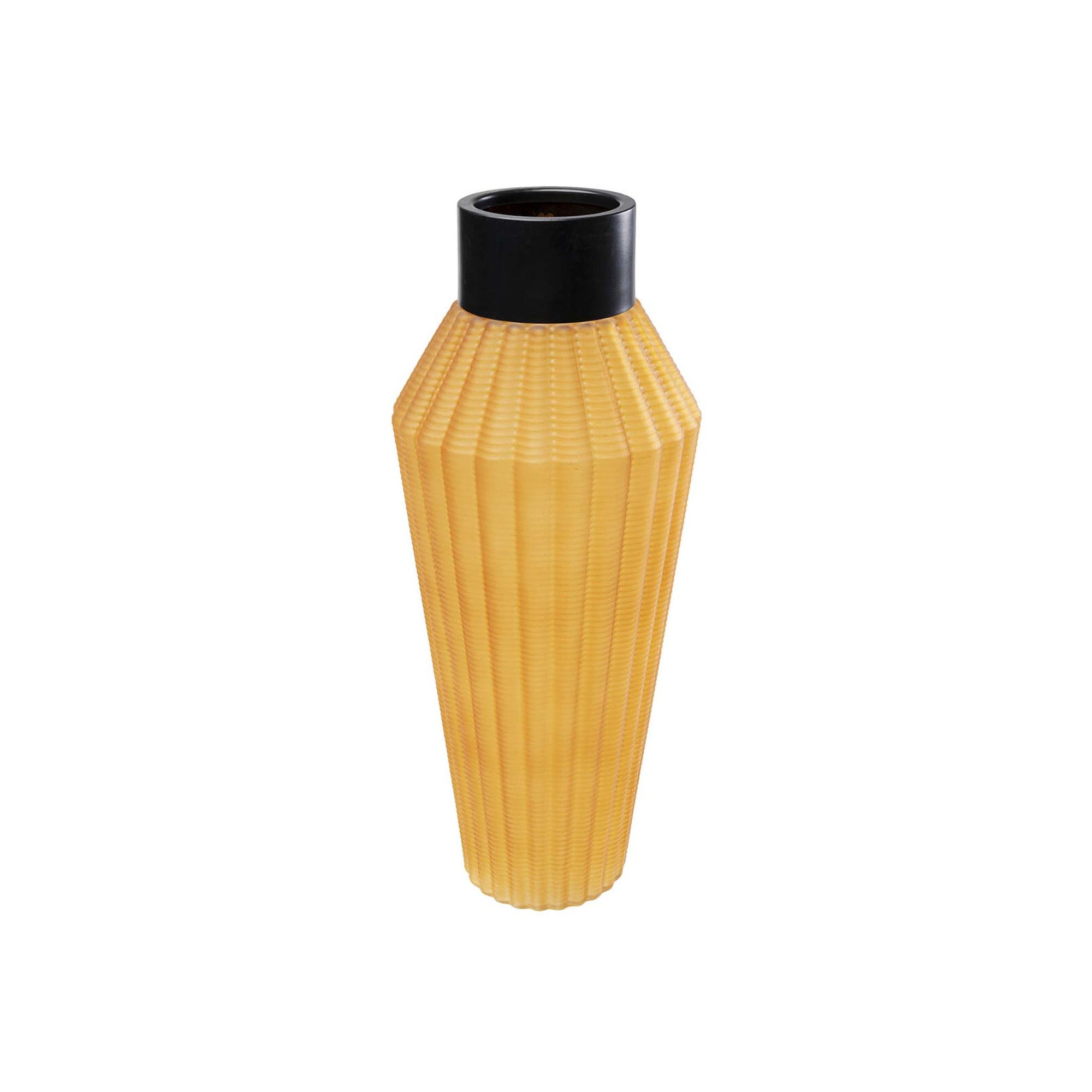 Vase Barfly ambre mat 43cm Kare Design