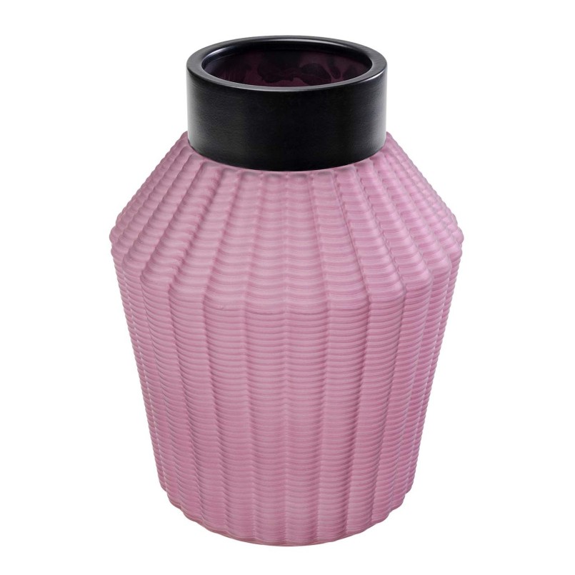 Fuchsia glass vase - Barfly - Kare Design