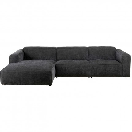 Canapé d'angle Henry 285cm gris gauche Kare Design