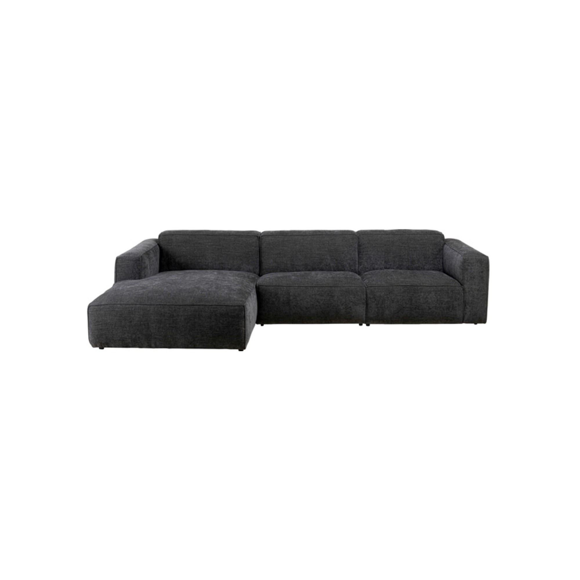 Canapé d'angle Henry 285cm gris gauche Kare Design