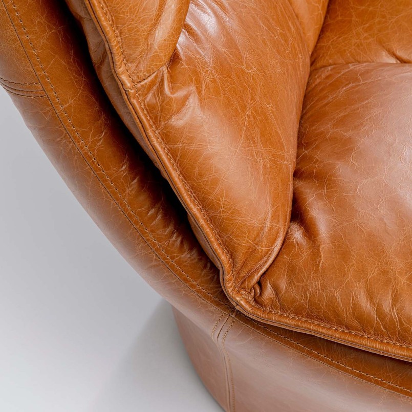 Fauteuil vintage en cuir - Bridge - Kare Design