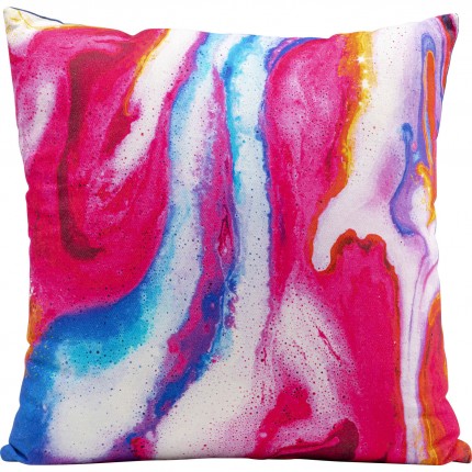 Coussin Flashy turquoise 40x40cm
