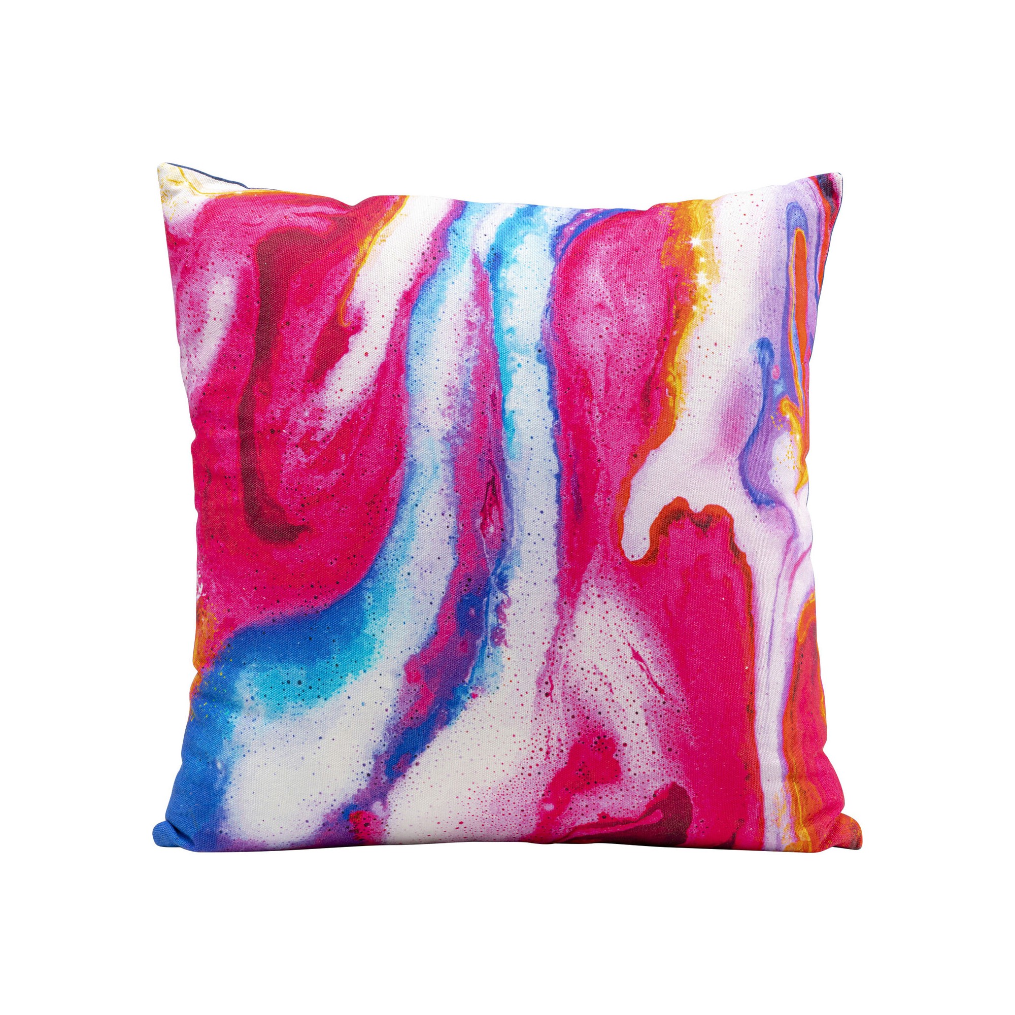Coussin Flashy turquoise 40x40cm
