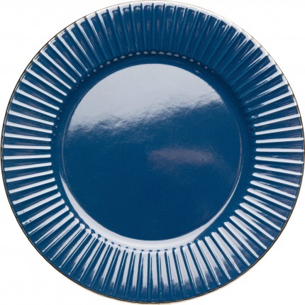 Assiettes Muse bleues 27cm set de 4 Kare Design Assiettes Muse bleues 27cm set de 4 Kare Design