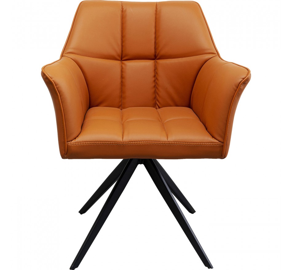 Chaise pivotante Thinktank cognac