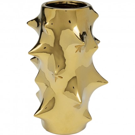 Vase Pointy doré 25cm Kare Design