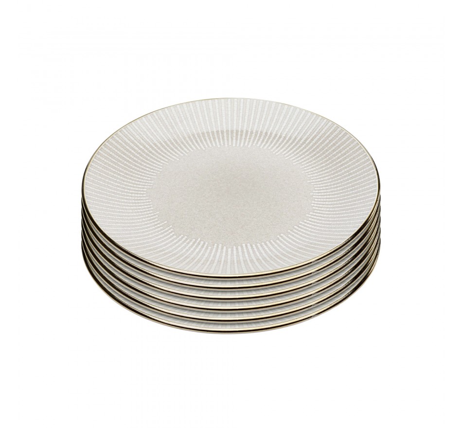Assiettes Amalia 27cm set de 6 Kare Design