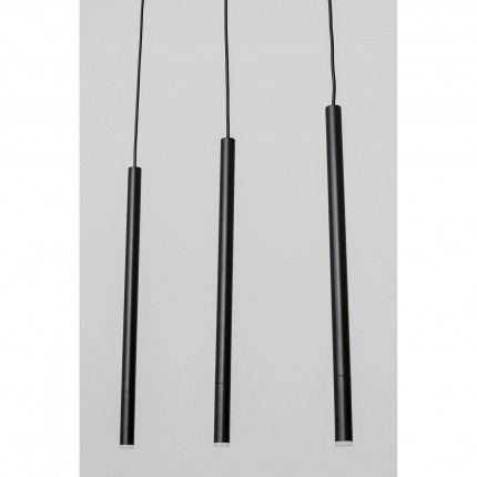 Suspension Living Vegas 5 tubes noire Kare Design