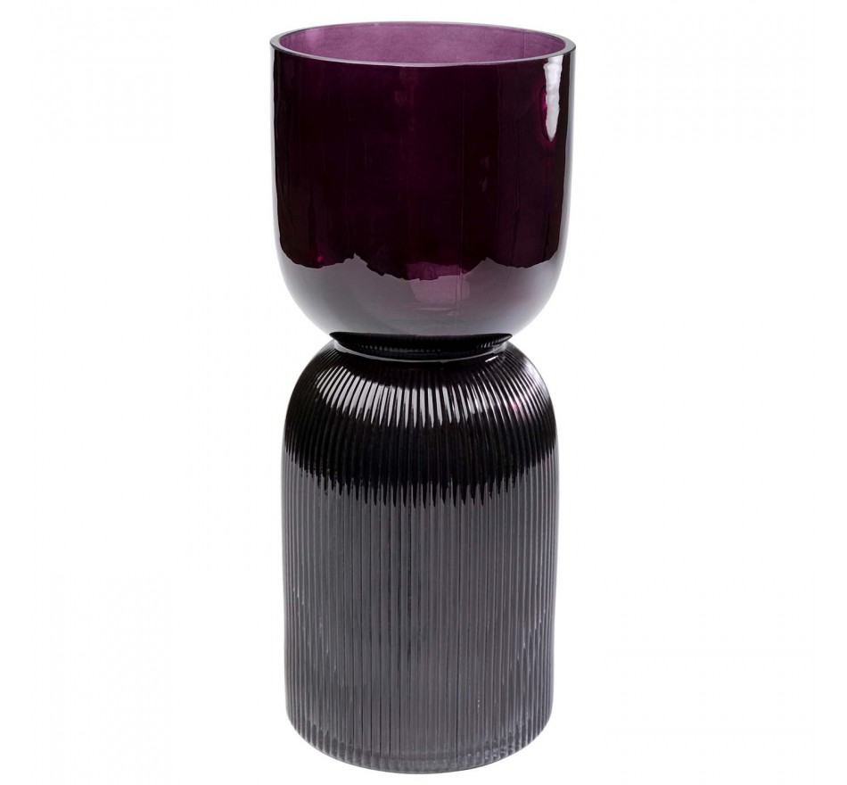 Vase Marvelous Duo grey purple 40cm Kare Design Vase Marvelous Duo grey purple 40cm Kare Design