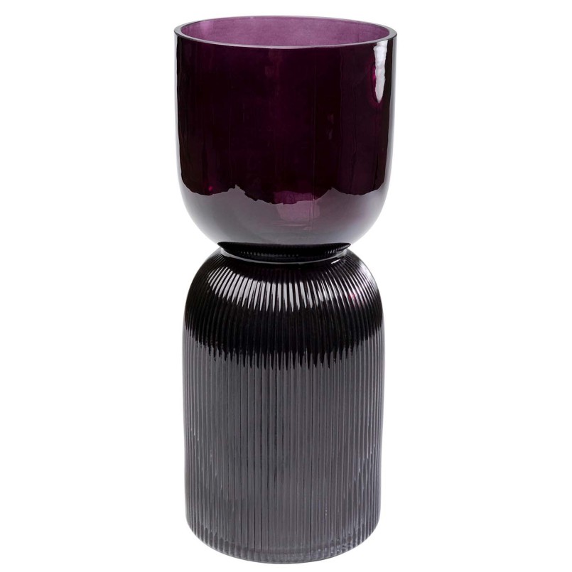 Vase Marvelous Duo fuchsia gris 40cm