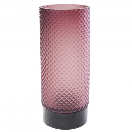 Vase Barfly fuchsia mat 25cm