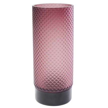 Vase Barfly rose mat 25cm Kare Design