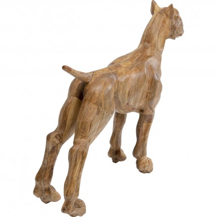 Figurine décorative Bulldog Wood 70x78cm