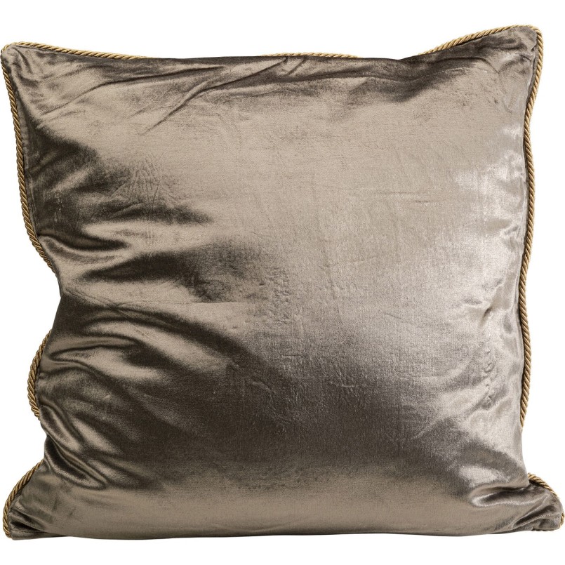 Coussin Glitter Dragenfly marron 40x40cm