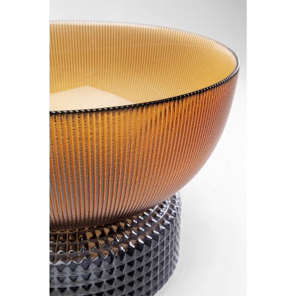 Coupe Marvelous Duo ambre gris 22cm Kare Design