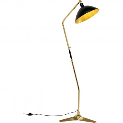 Lampadaire Desert 132cm doré et noir Kare Design