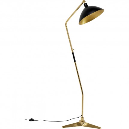 Lampadaire Desert 132cm doré et noir Kare Design
