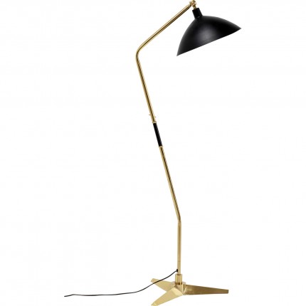 Lampadaire Desert 132cm doré et noir Kare Design