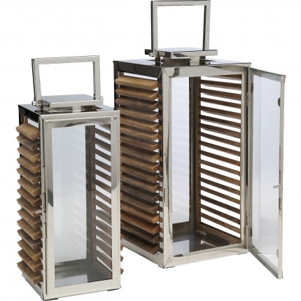 Lanternes Lamella set de 2 Kare Design