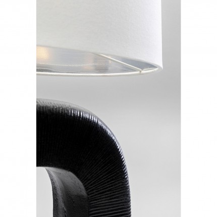 Lampe Tube 79cm noire et blanche Kare Design