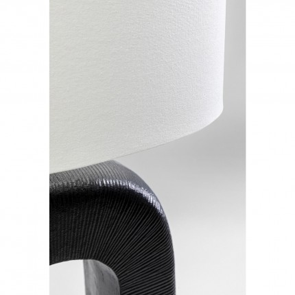 Lampe Tube 79cm noire et blanche Kare Design