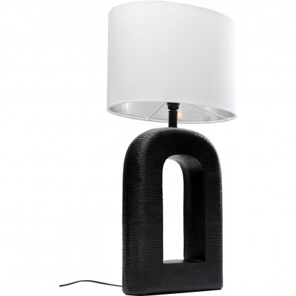 Lampe Tube 79cm noire et blanche Kare Design