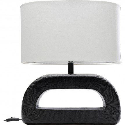 Lampe Tube 52cm noire et blanche Kare Design Lampe Tube 52cm noire et blanche Kare Design