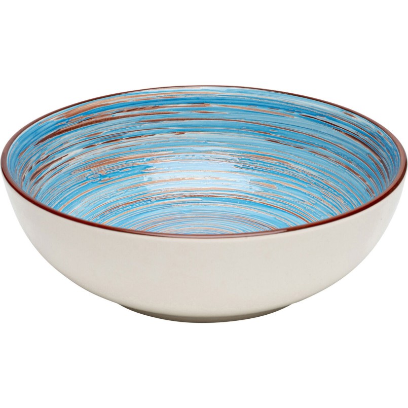 Coupe Swirl bleu Ø22cm