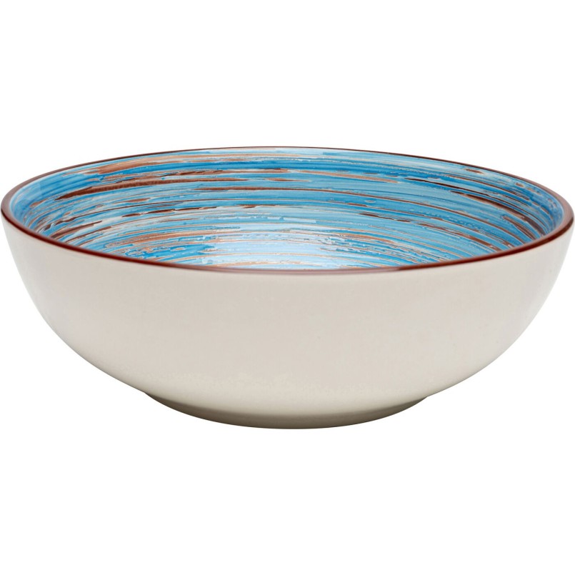 Coupe Swirl bleu Ø22cm