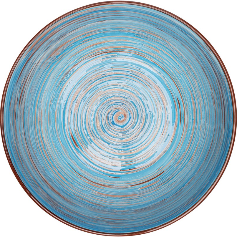 Coupe Swirl bleu Ø22cm