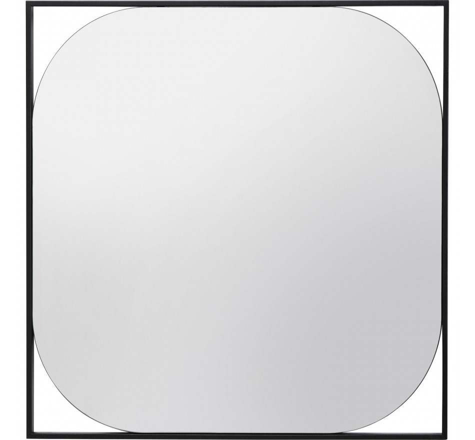 Miroir Bonita noir 81x81cm Kare Design Miroir Bonita noir 81x81cm Kare Design