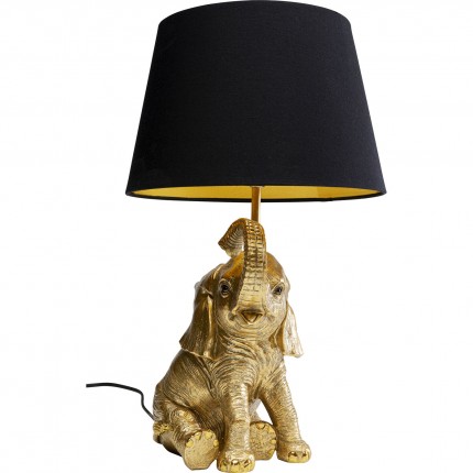 Lampe éléphant doré Kare Design