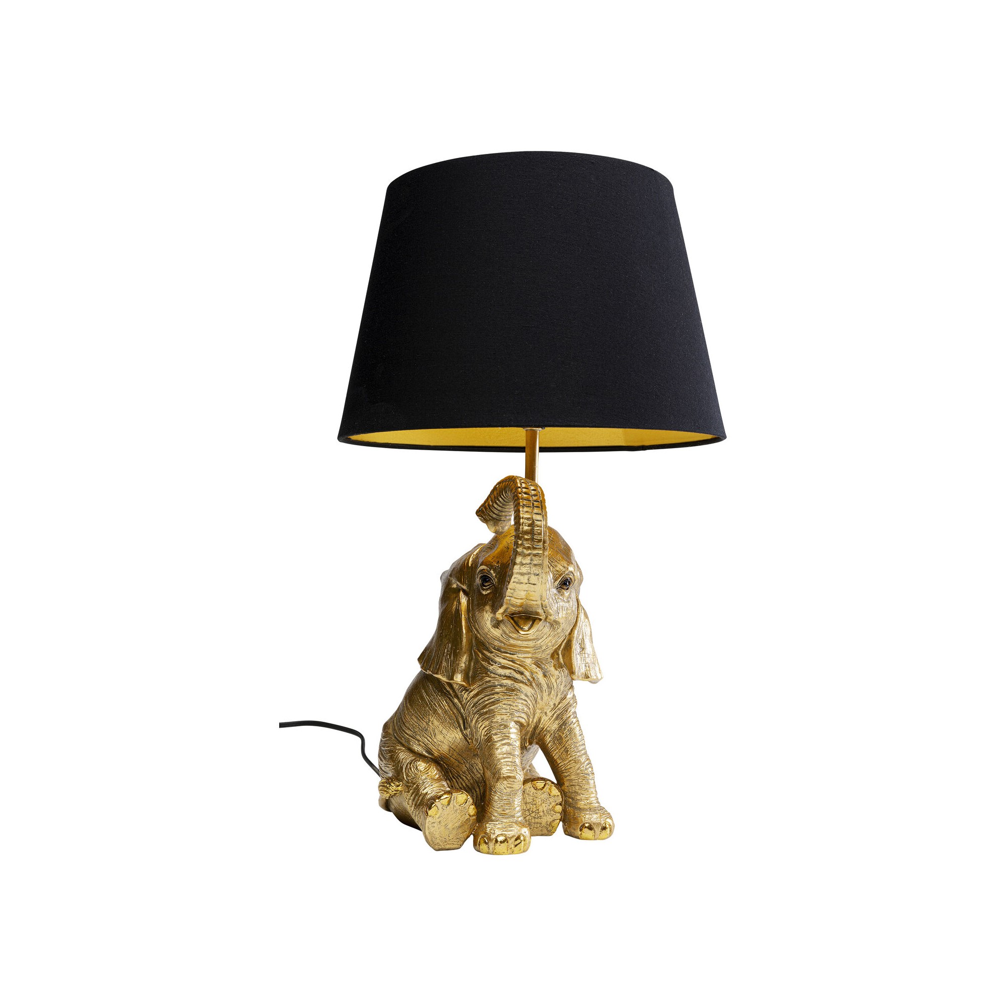 Lampe Éléphant - Luminaire animal à poser, lampe de chevet design