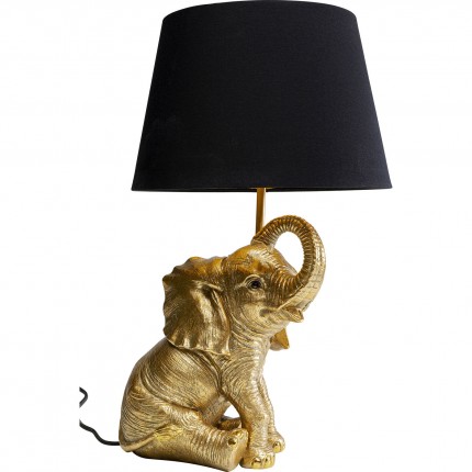 Lampe éléphant doré Kare Design