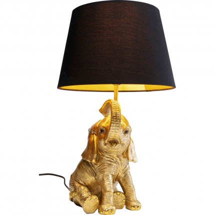 Lampe éléphant doré Kare Design