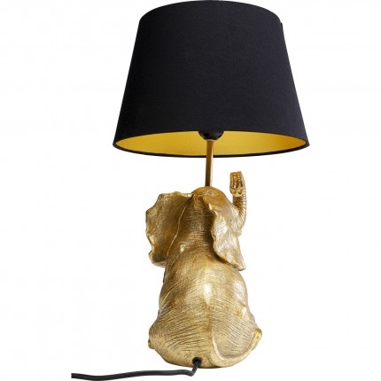 Lampe éléphant doré Kare Design