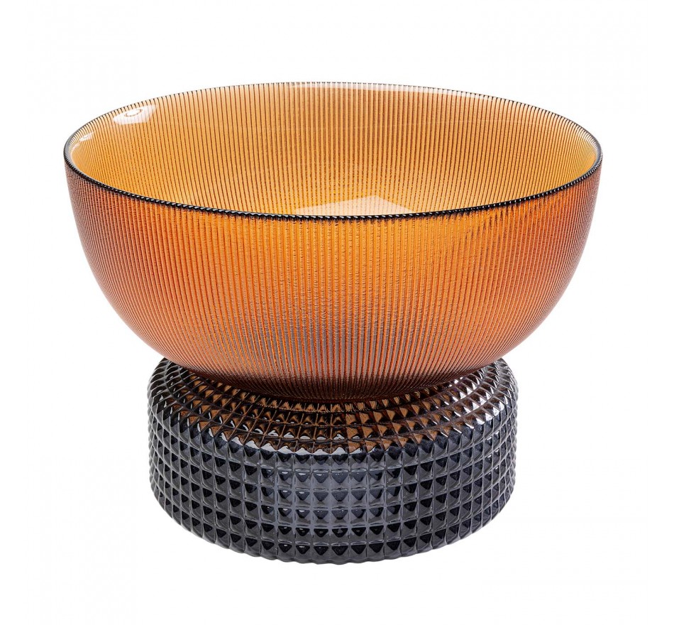 Bowl Marvelous Duo amber grey 22cm Kare Design Bowl Marvelous Duo amber grey 22cm Kare Design
