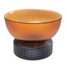 Vase Marvelous Duo ambre gris 22cm
