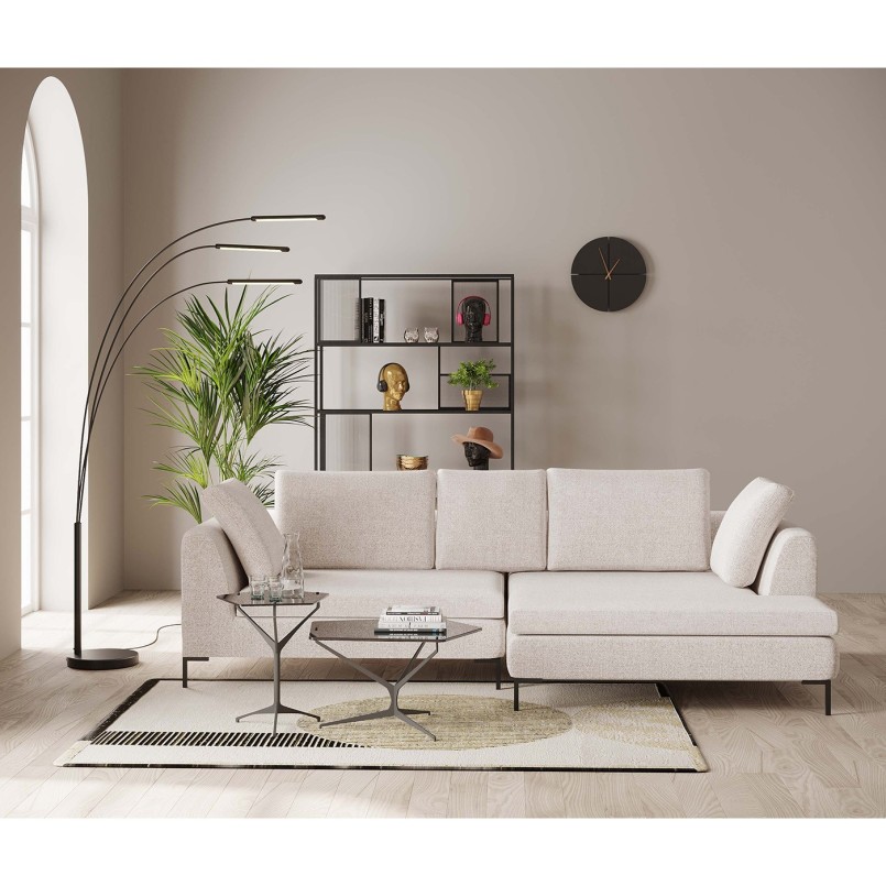 Beige contemporary corner sofa - Gianna - Kare Design