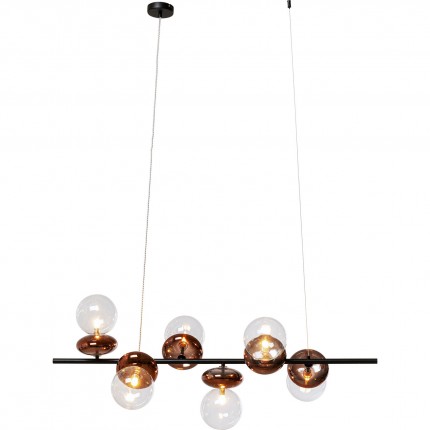 Suspension Double Bubble cuivre 115cm