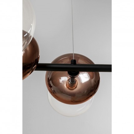 Suspension Double Bubble cuivre 115cm