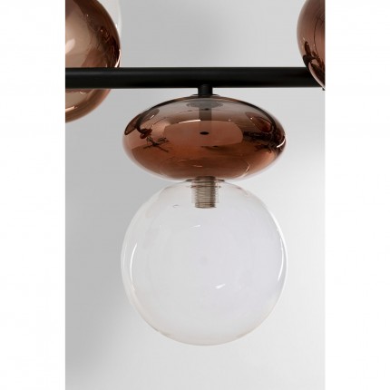 Suspension Double Bubble cuivre 115cm