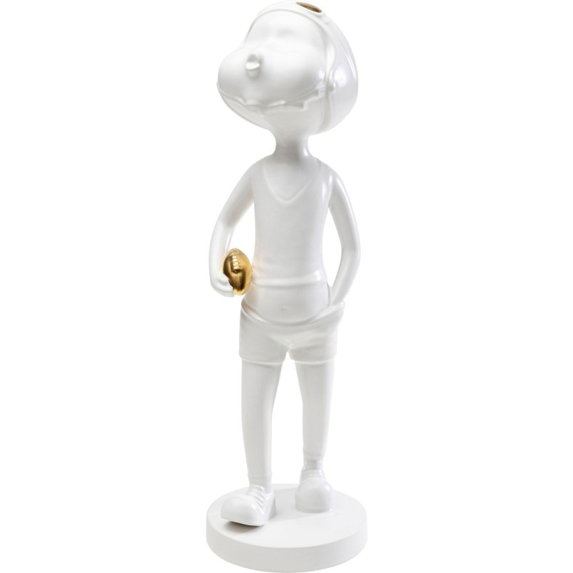 Figurine décorative Ball Girl blanc 41cm