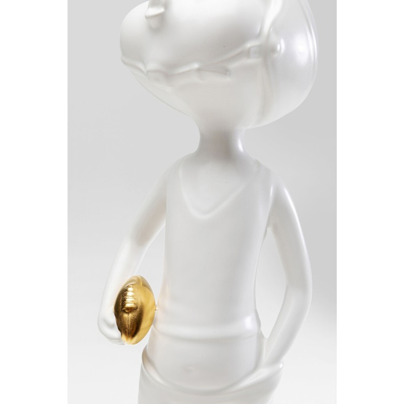 Figurine décorative Ball Girl blanc 41cm