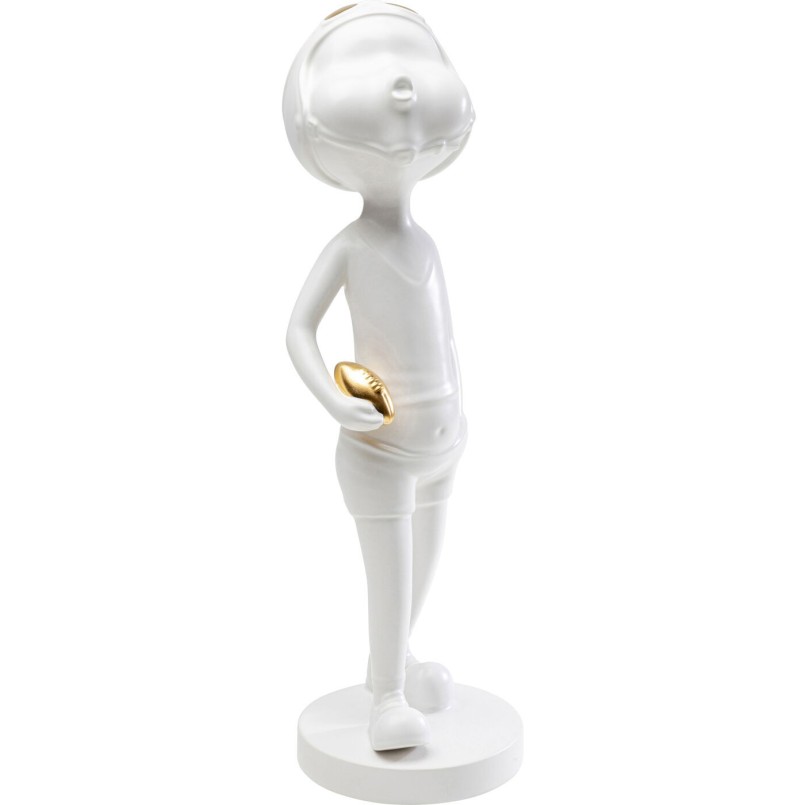 Figurine décorative Ball Girl blanc 41cm