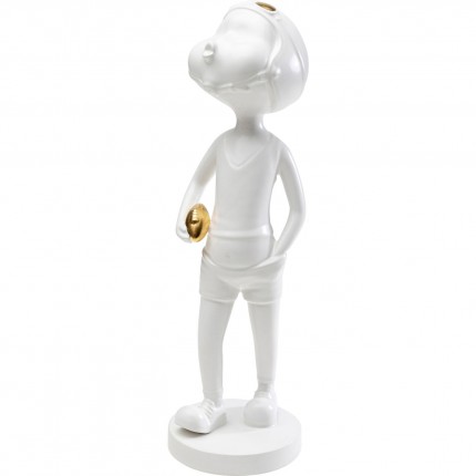 Figurine décorative Ball Girl blanc 41cm