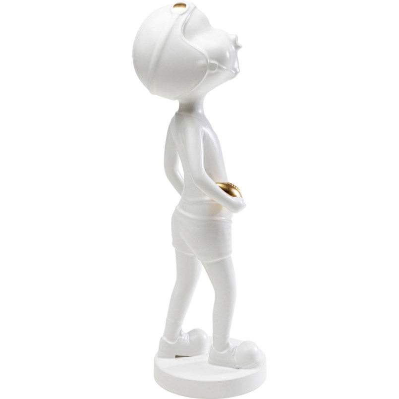 Figurine décorative Ball Girl blanc 41cm