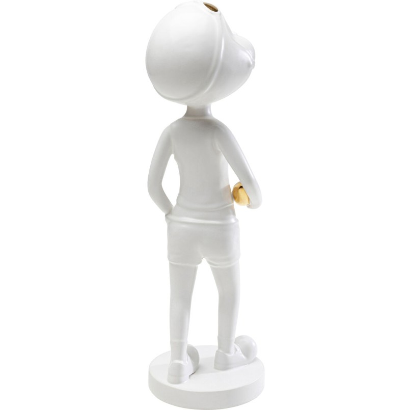 Figurine décorative Ball Girl blanc 41cm