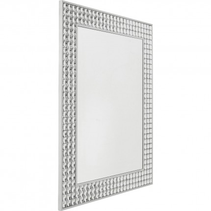 Miroir Crystals 100x80cm argenté Kare Design