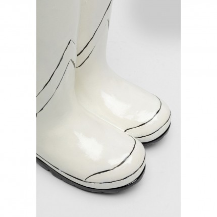 Porte-parapluies bottes blanches Kare Design